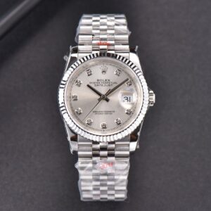 DateJust 36mm SS GMF Silver Dial Diamond Marker Jubilee Bracelet VR3235