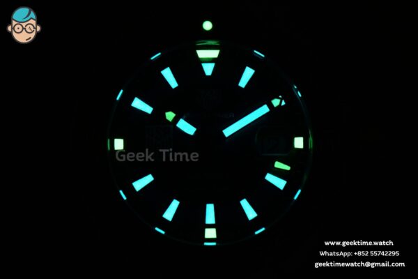 Aquaracer Caliber 5 GMT 43mm OF Blue/Black Bezel Blue Dial SS Bracelet SW200 - Image 31