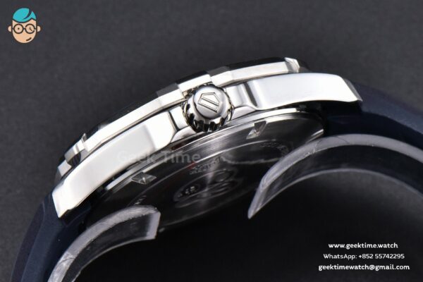 Aquaracer 300M 41mm OF Purple Dial Blue Rubber Strap - Image 11