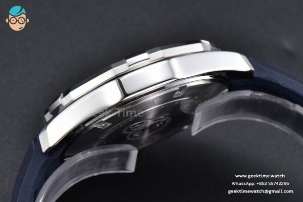 Aquaracer 300M 41mm OF Purple Dial Blue Rubber Strap - Image 12