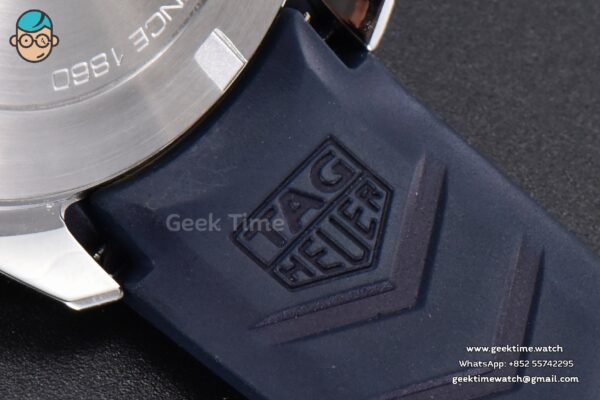 Aquaracer 300M 41mm OF Purple Dial Blue Rubber Strap - Image 18