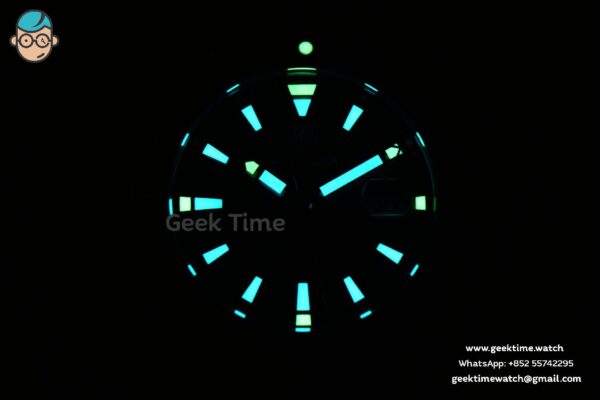 Aquaracer 300M 41mm OF Purple Dial Blue Rubber Strap - Image 22