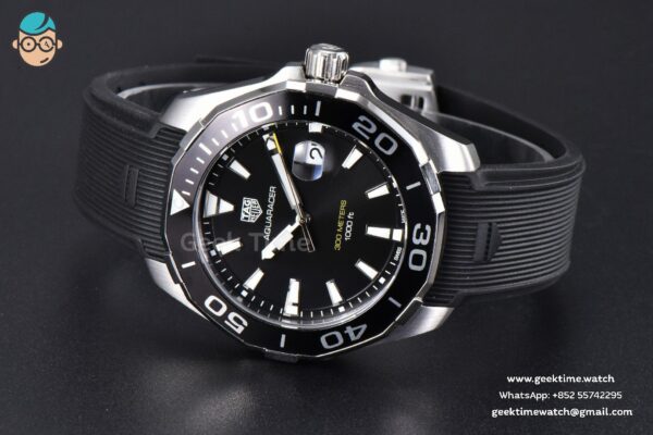 Aquaracer 300M OF 43MM Black Dial Rubber Strap Quartz - Image 10