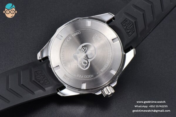 Aquaracer 300M OF 43MM Black Dial Rubber Strap Quartz - Image 20