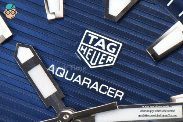 Aquaracer Caliber 5 43mm OF Blue Dial Silver Hand SS Bracelet SW200 - Image 7