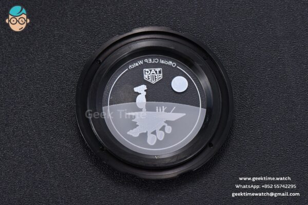 Calibre Heuer 01 Chrono XF 43MM PVD Gray Dial Black Rubber Strap A1887 - Image 13