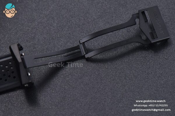 Calibre Heuer 01 Chrono XF 43MM PVD Gray Dial Black Rubber Strap A1887 - Image 26