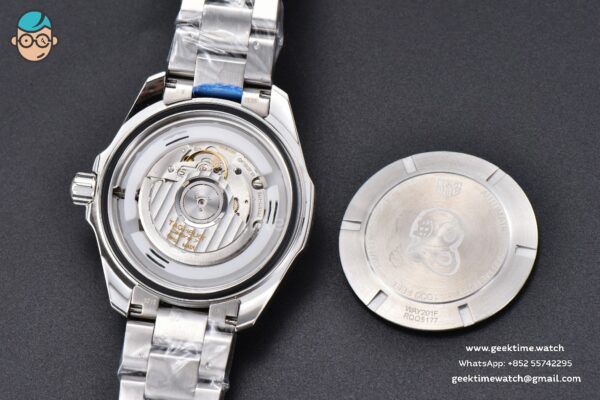 Aquaracer Caliber 5 43mm OF Blue Dial Silver Hand SS Bracelet SW200 - Image 22