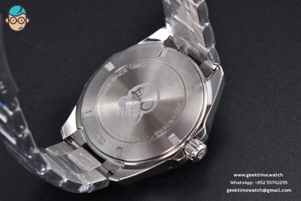 Aquaracer 300M 41mm OF Blue/Red Bezel Purple Dial SS Bracelet SW200 - Image 13