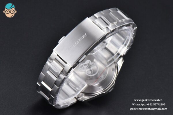 Aquaracer 300M 41mm OF Blue/Red Bezel Purple Dial SS Bracelet SW200 - Image 16