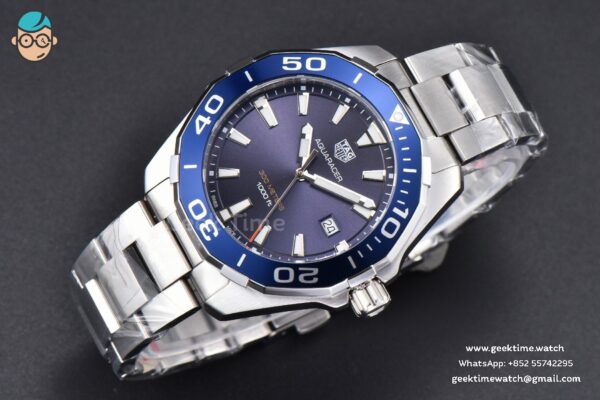Aquaracer 300M 41mm OF Purple Dial SS Bracelet SW200 - Image 3
