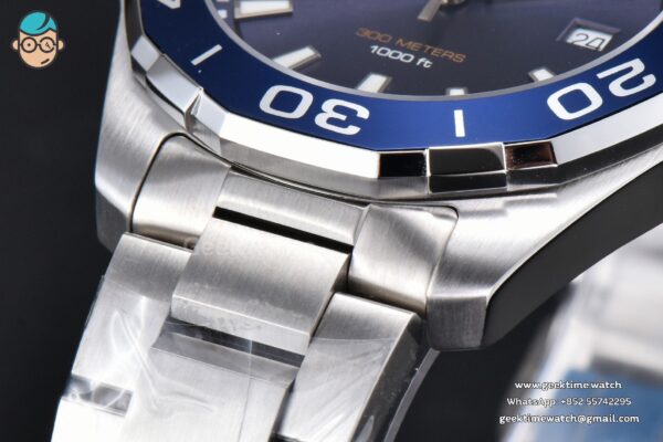 Aquaracer 300M 41mm OF Purple Dial SS Bracelet SW200 - Image 9