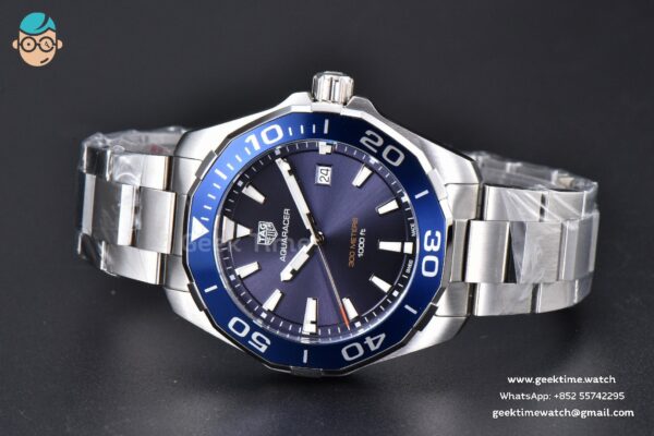 Aquaracer 300M 41mm OF Purple Dial SS Bracelet SW200 - Image 12
