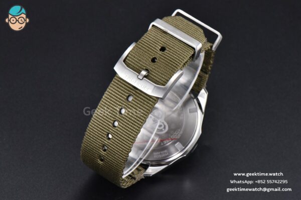 Aquaracer 300M 41mm OF Black Dial Green Nylon Strap SW200 - Image 14