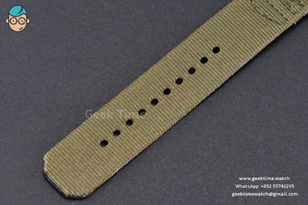 Aquaracer 300M 41mm OF Black Dial Green Nylon Strap SW200 - Image 15