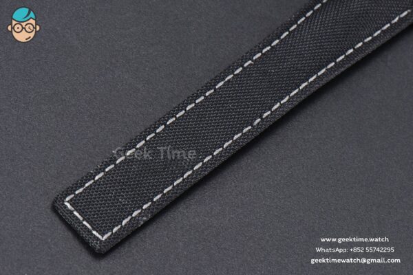 Aquaracer Caliber 5 43mm OF Black Moon Dial Black Nylon Strap SW200 - Image 13