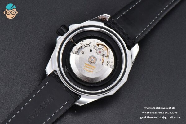 Aquaracer Caliber 5 43mm OF Black Moon Dial Black Nylon Strap SW200 - Image 28