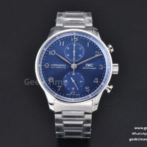 Portuguese IW371606 SS ZF 41mm quadrante blu bracciale SS A96355