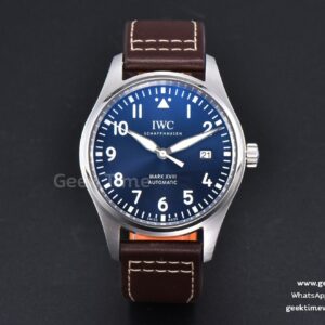 Mark XVIII IW327010 V7F 40mm Blue Dial Brown Leather Strap V7F A2892