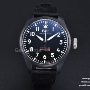 Top Gun IW326901 ceramica 41mm M+F quadrante nero cinturino in nylon nero 9015
