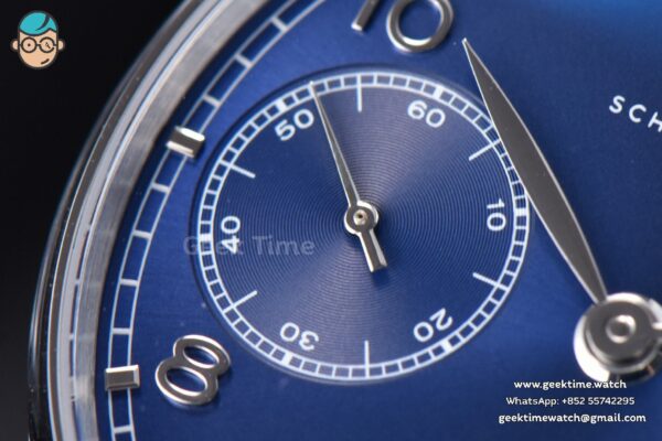 Portuguese Real PR IW500710 ZF 42MM Blue Dial Black Leather Strap A51011 - Image 4