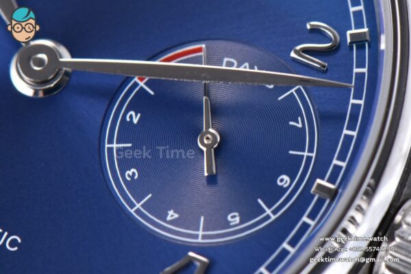 Portuguese Real PR IW500710 ZF 42MM Blue Dial Black Leather Strap A51011 - Image 5