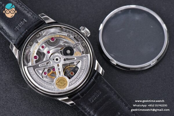 Portuguese Real PR IW500710 ZF 42MM Blue Dial Black Leather Strap A51011 - Image 12