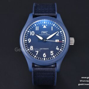 Laureus IW328101 41mm V7F Blue Ceramic Blue Dial Nylon/Rubber Strap