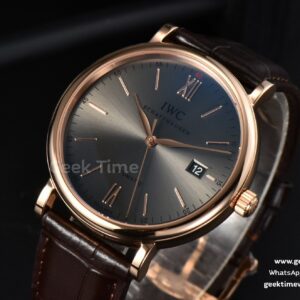 Portofino Automatic 40mm ZF RG Gray Dial RG Marker Brown Croc Strap A9019