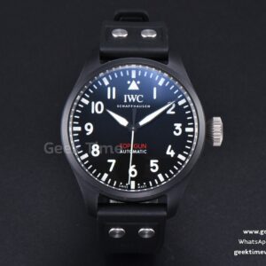 Top Gun IW326901 ceramica 41mm M+F quadrante nero cinturino in caucciù nero 9015