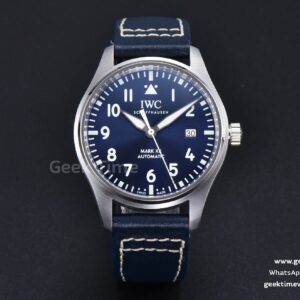Mark XX IW328203 40mm GSF Blue Dial Blue Leather Strap A2892