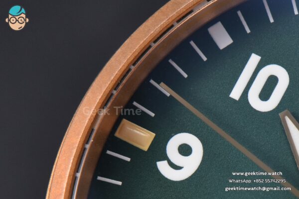 Big Pilot IW329702 Bronze M+F 43.8MM Green Dial Green Leather Strap SEIKO 8N-24 - Image 7