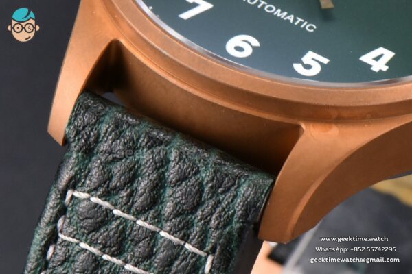 Big Pilot IW329702 Bronze M+F 43.8MM Green Dial Green Leather Strap SEIKO 8N-24 - Image 8
