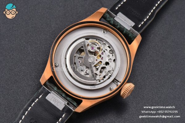 Big Pilot IW329702 Bronze M+F 43.8MM Green Dial Green Leather Strap SEIKO 8N-24 - Image 20