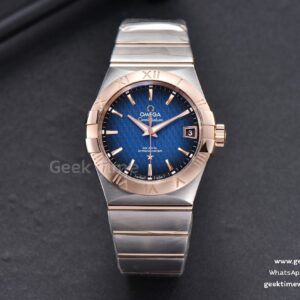 Constellation VSF 38mm RG/SS esfera azul texturizada brazalete RG/SS A8500