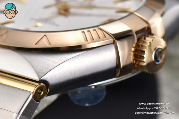 Constellation VSF 38MM YG/SS White Textured Dial YG/SS Bracelet A8500 - Image 9