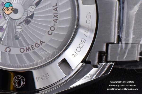 Aqua Terra 150M VSF 41MM White Wave Dial Silver Markers SS Bracelet A8500 - Image 16