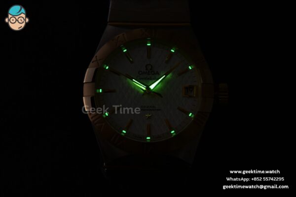 Constellation VSF 38MM YG/SS White Textured Dial YG/SS Bracelet A8500 - Image 20