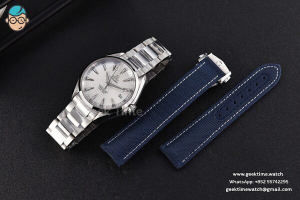 Aqua Terra 150M VSF 41MM White Wave Dial Silver Markers SS Bracelet A8500 - Image 28
