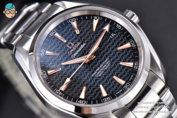 Aqua Terra 150M VSF 41MM Black Wave Dial YG Markers SS Bracelet A8500 - Image 8