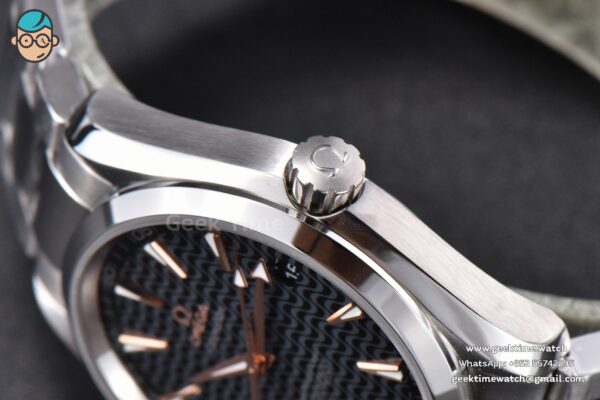 Aqua Terra 150M VSF 41MM Black Wave Dial YG Markers SS Bracelet A8500 - Image 10