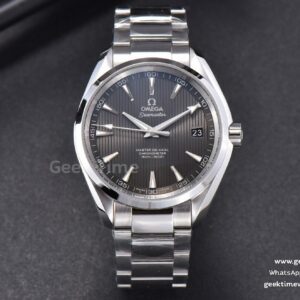 Aqua Terra 150M VSF 41mm esfera gris texturizada brazalete SS A8500
