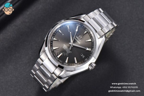 Aqua Terra 150M VSF 41MM Gray Textured Dial SS Bracelet A8500 - Image 3