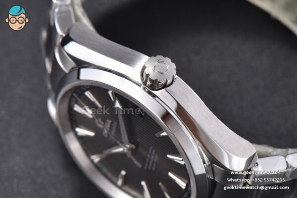 Aqua Terra 150M VSF 41MM Gray Textured Dial SS Bracelet A8500 - Image 8