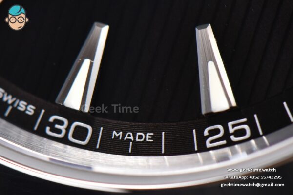Aqua Terra 150M VSF 41MM Black Textured Dial SS Bracelet A8500 - Image 7