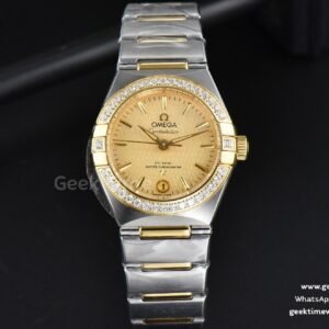 Constellation 29mm TWSF YG esfera YG con diamantes brazalete YG/SS A8700