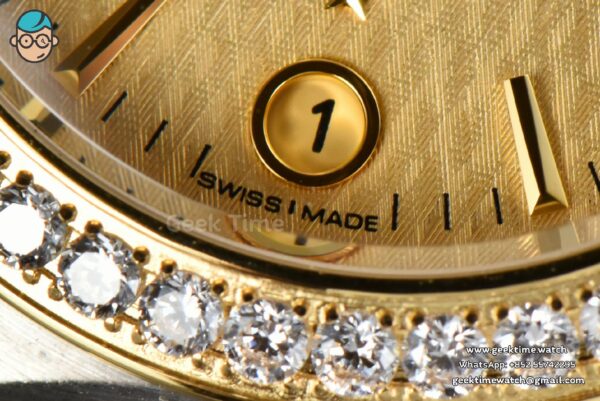 Constellation 29mm TWSF YG Diamond YG Dial YG/SS Bracelet A8700 - Image 6