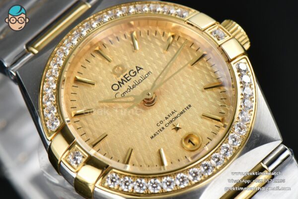 Constellation 29mm TWSF YG Diamond YG Dial YG/SS Bracelet A8700 - Image 8