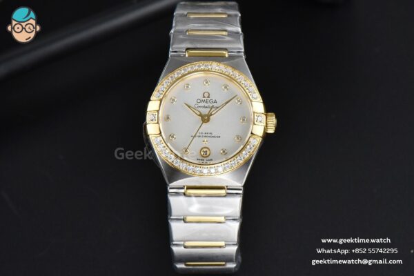 Constellation 29mm TWSF YG Diamond White Dial YG/SS Bracelet A8700