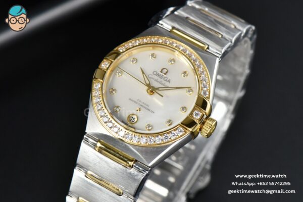 Constellation 29mm TWSF YG Diamond MOP Dial YG/SS Bracelet A8700